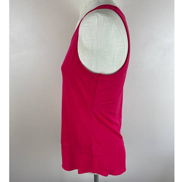 Massini Womens Small Pink Sleeveless Tank Top Polyester Rayon - Picture 6 of 9